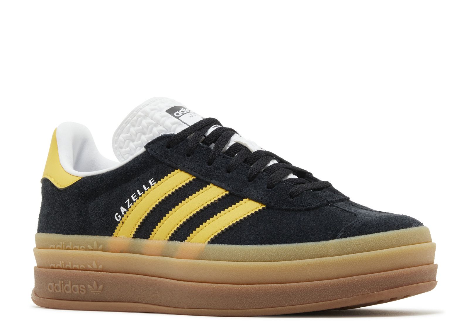 adidas Originals Women Gazelle Bold Black Gold IE0422, 6.5