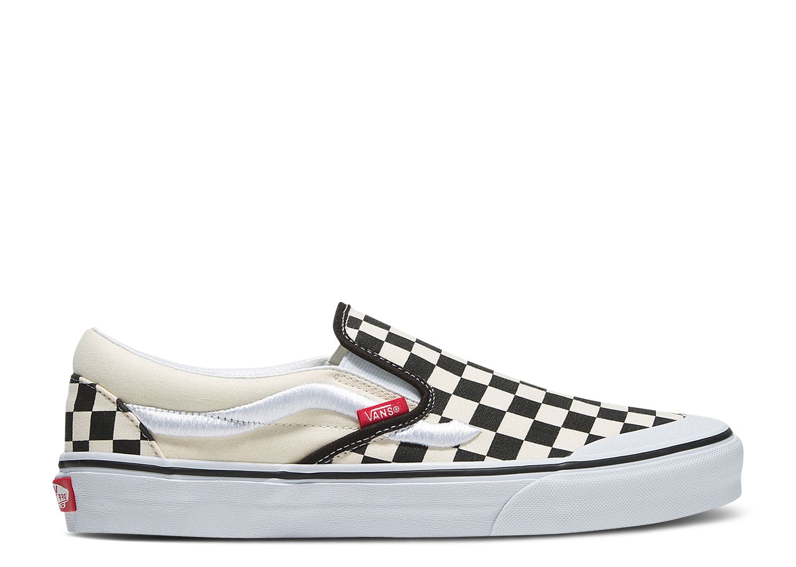 Classic Slip-On 138 'Sidestripe - Black Checkerboard'