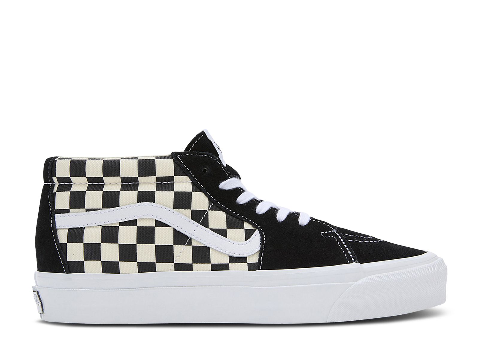 Sk8 Mid Reissue 83 LX 'Checkerboard Black' - Vans - VN000CQQ2BO - black ...