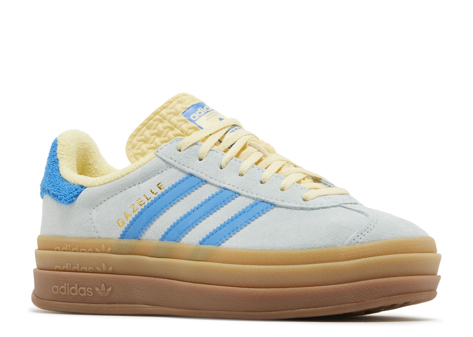 Wmns Gazelle Bold 'Almost Blue Yellow'