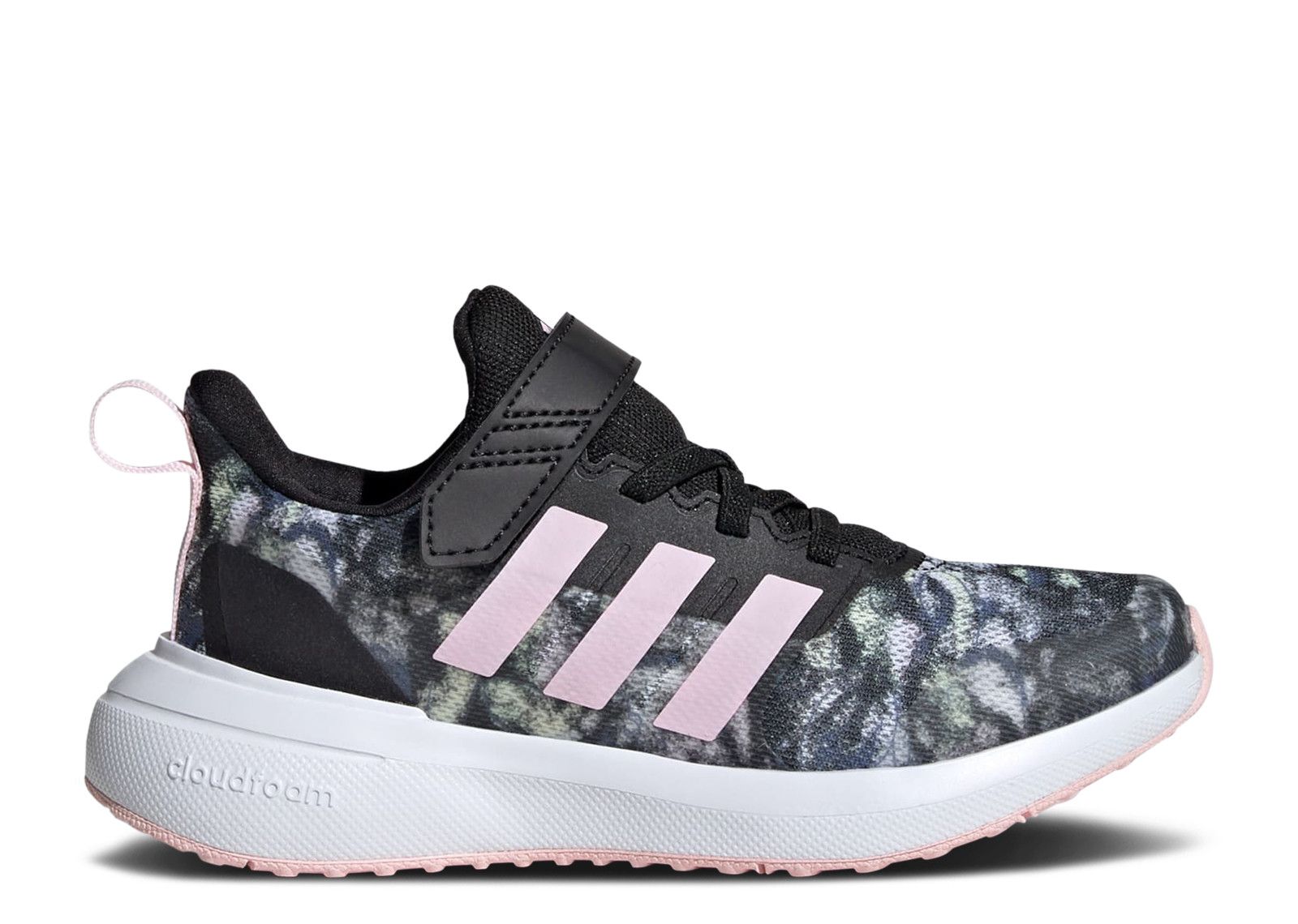 FortaRun 2.0 Cloudfoam EL Little Kid 'Black Tie Dye' - Adidas - IF9156 -  core black/clear pink/cloud white | Flight Club
