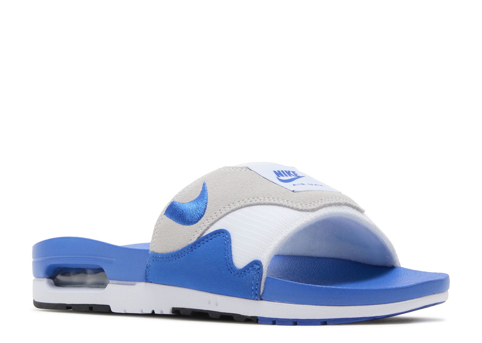 Air Max 1 Slide 'Royal Blue' - Nike - FJ4007 100 - white/black