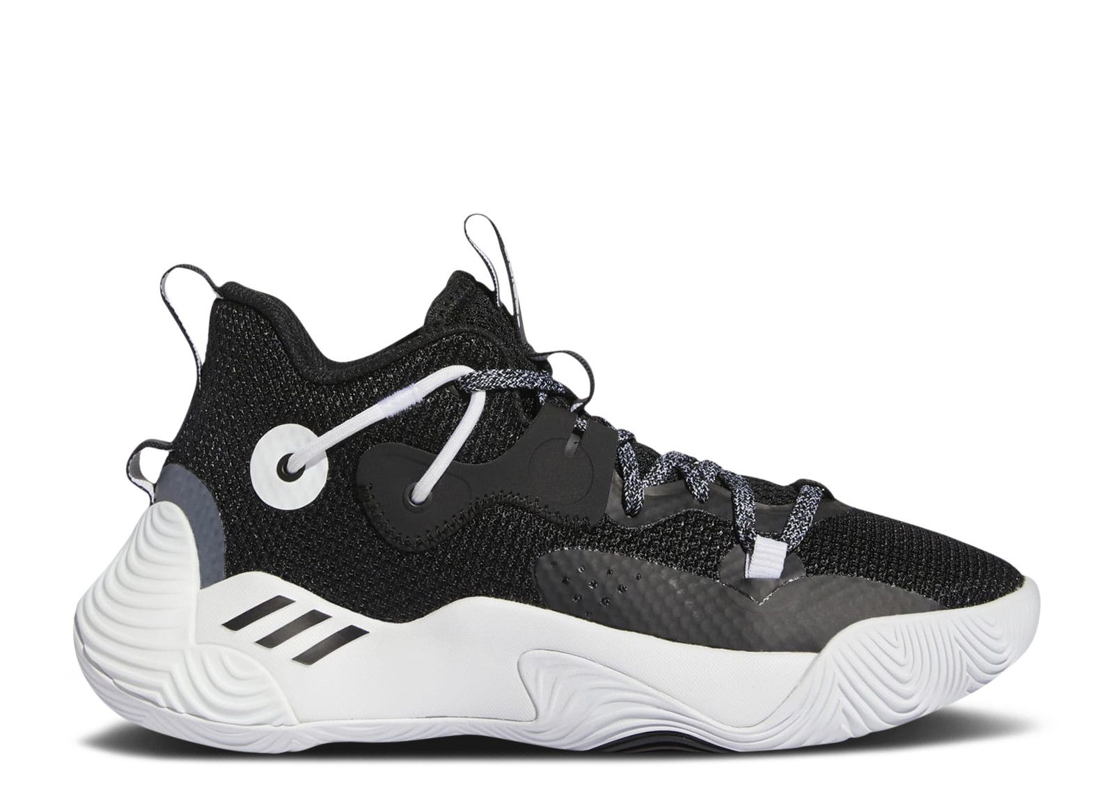 Harden Stepback 3 J 'Black White' - Adidas - GY8640 - core black/cloud ...