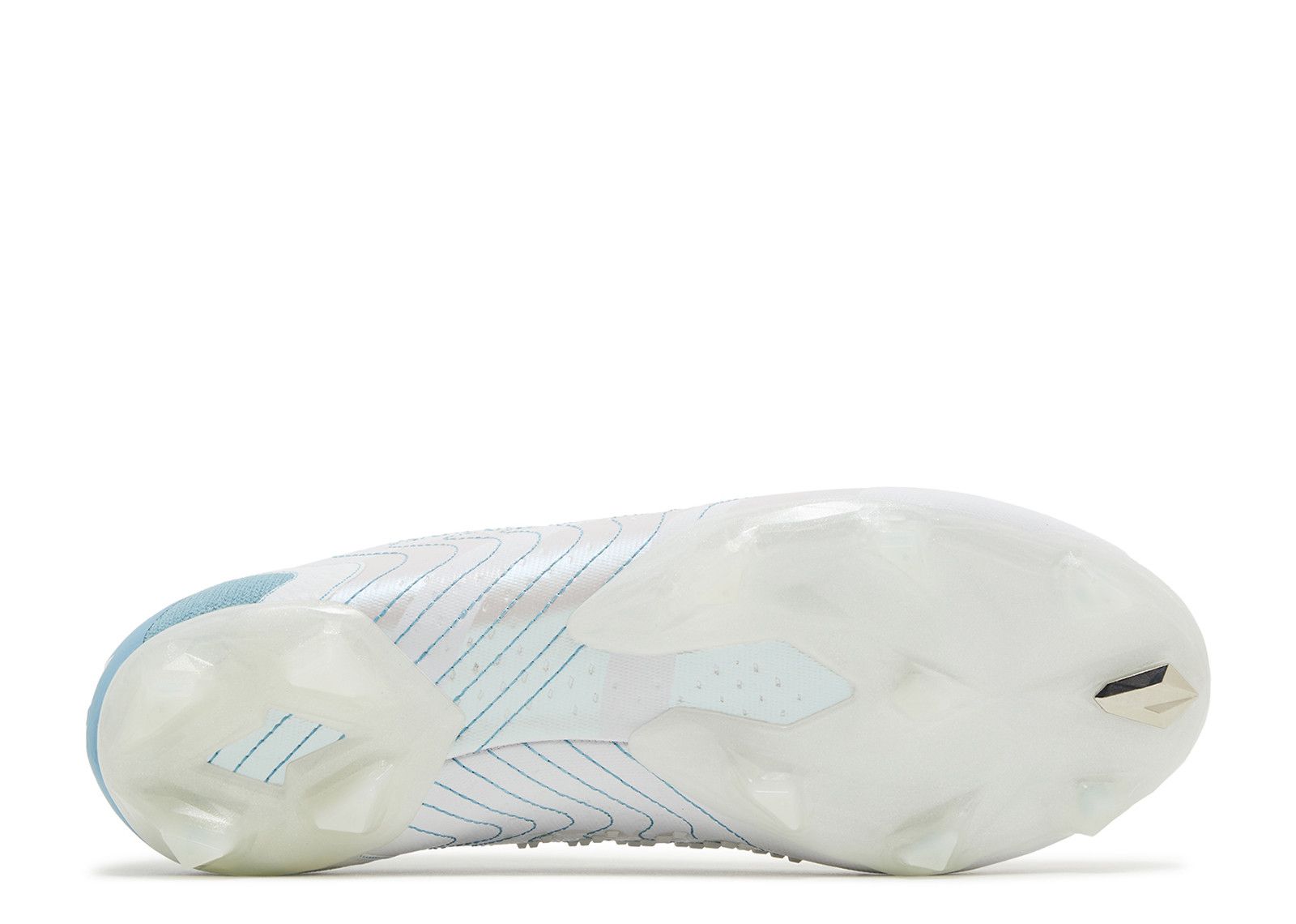 Adidas Predator Accuracy+ FG \'White Preloved Blue\' FZ6276 Soccer Cleats 6 - 10 Adidas PREDATOR ACCURACY+ FG White Grey Blue Size 11 US Mens  main image 4