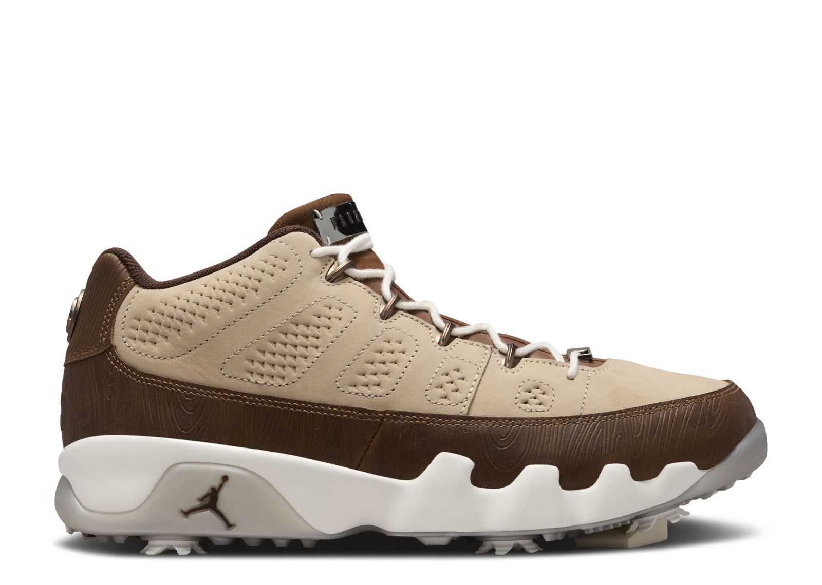 Happy Life Wood x Jordan 9 Low Golf 'Woodgrain'