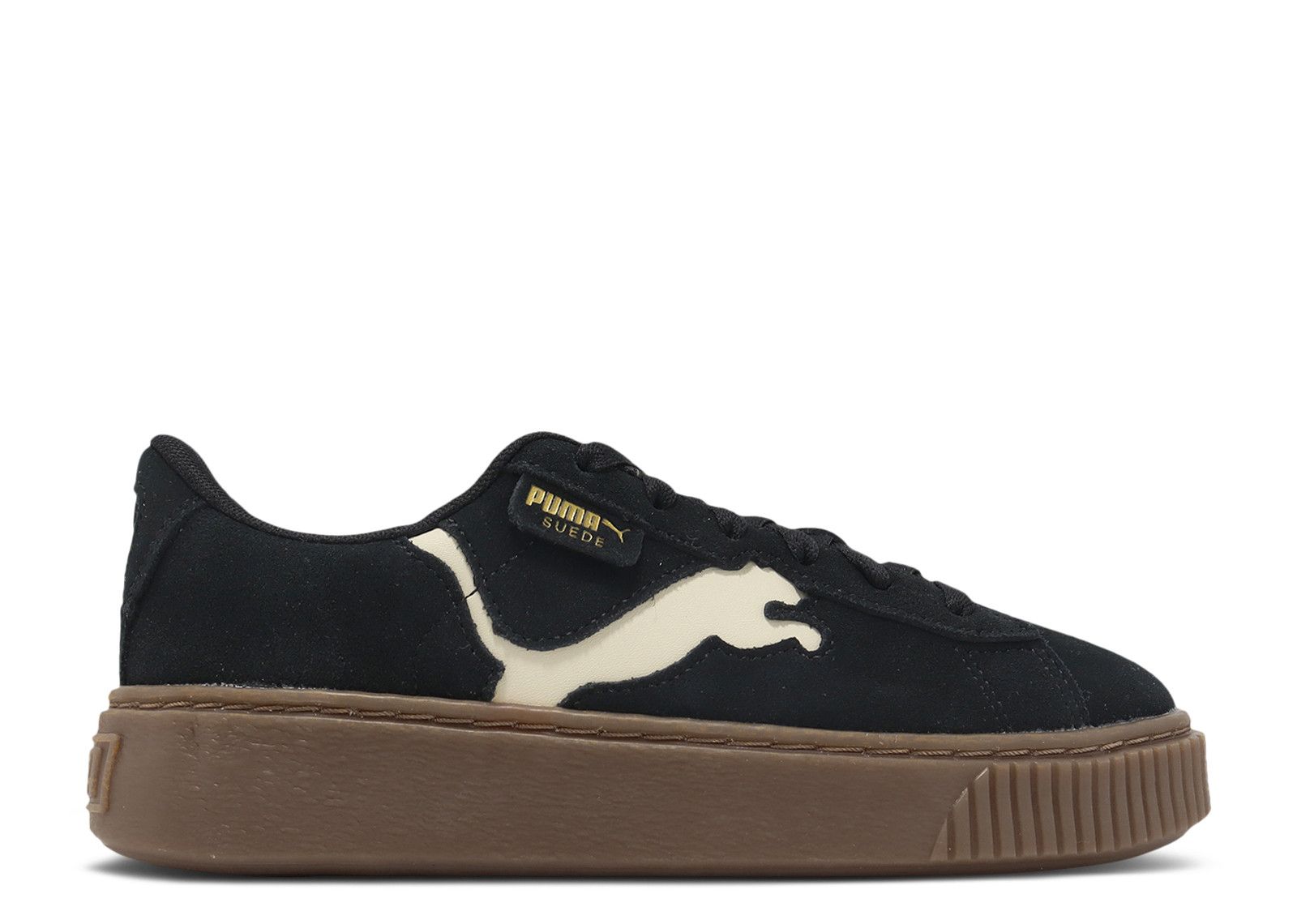 Wmns Suede Platform 'Cutout - Black Alpine Snow'