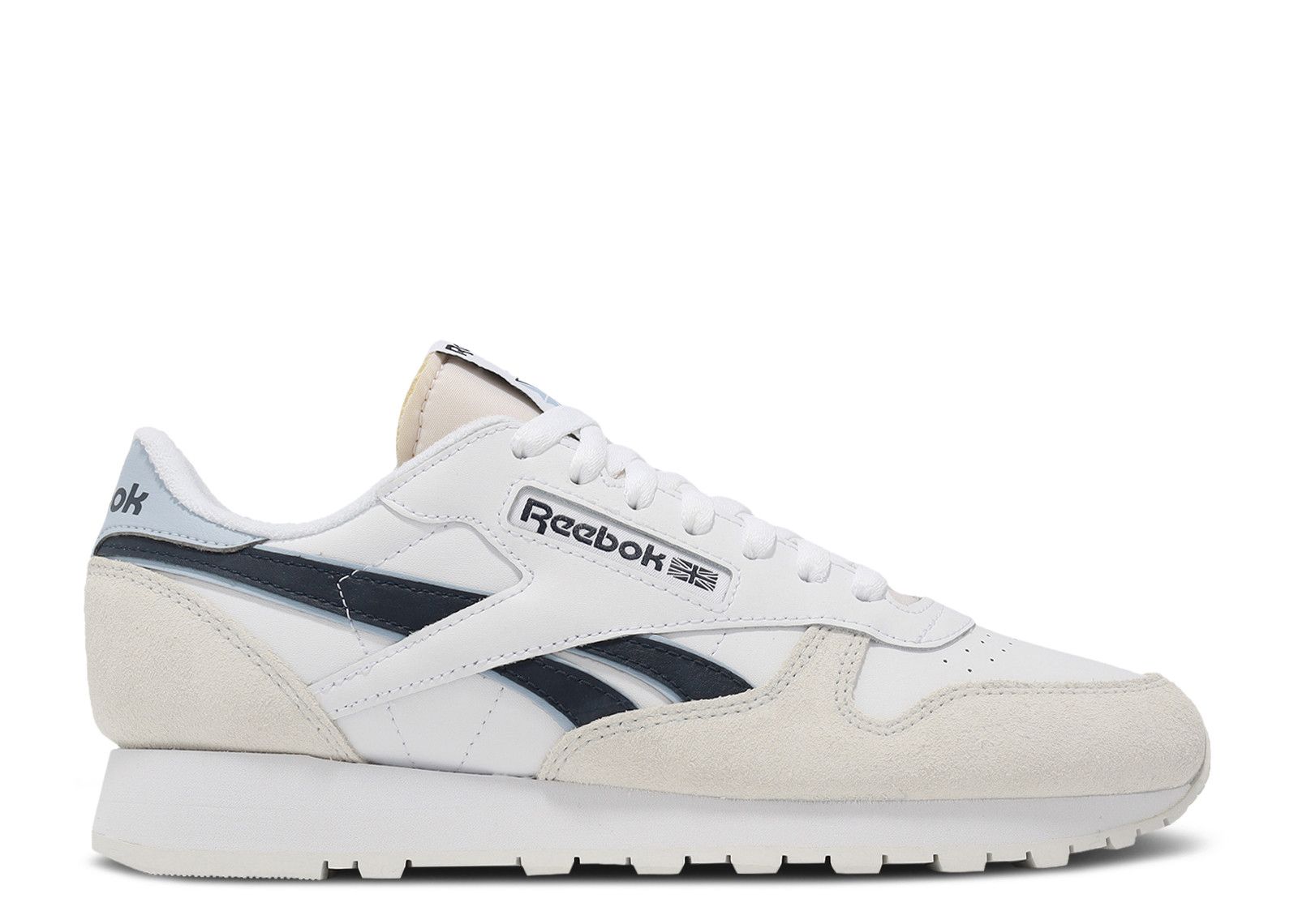 Classic Leather 'White Black Pale Blue' - Reebok - 100074353 - footwear ...