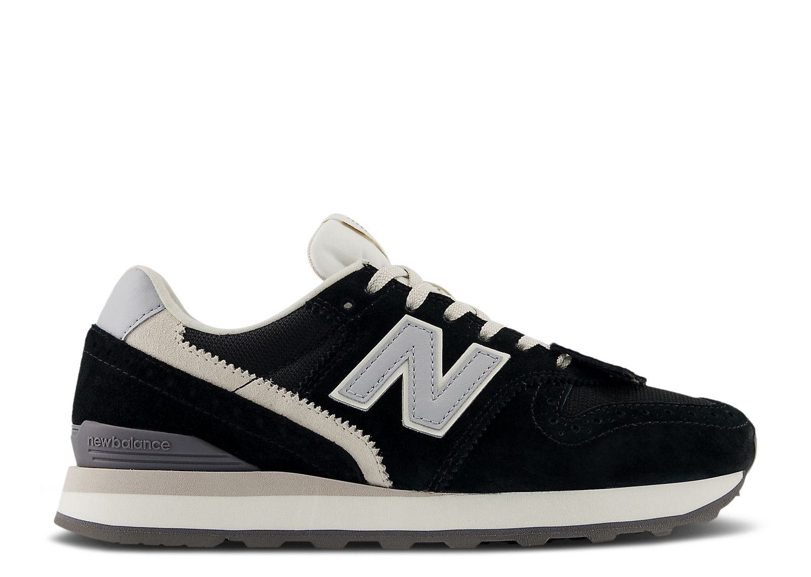 new balance black 996v2 sneakers