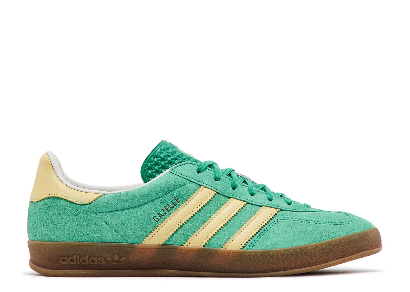 Adidas gazelle yellow green hotsell