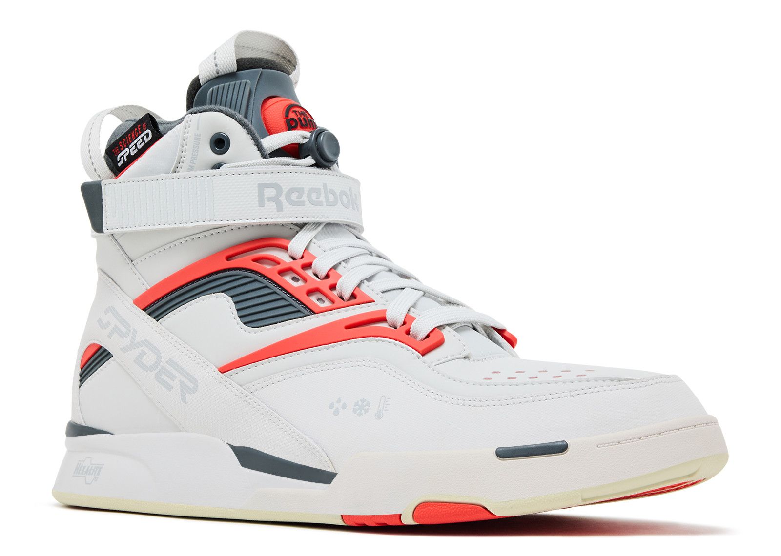 Spyder X Pump TZ 'Pure Grey Canton Red' - Reebok - 100200364