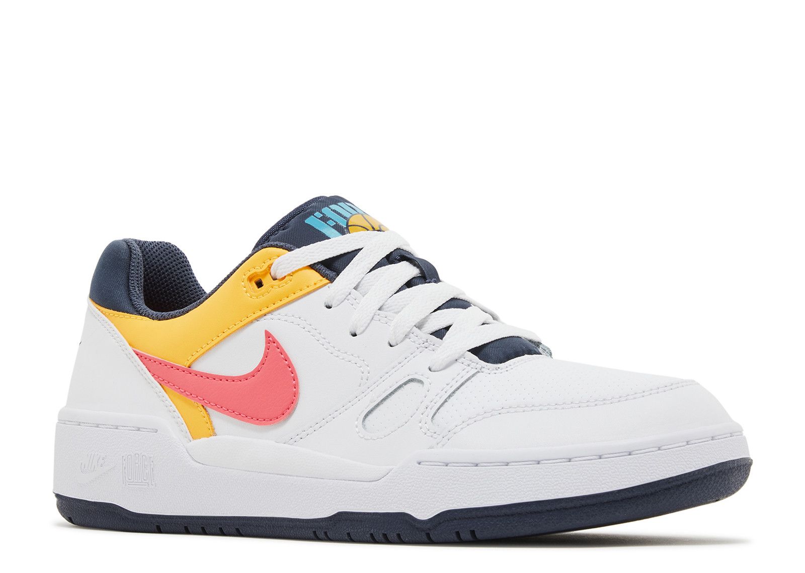 Nike Full Force Low 90\'s Neon Pack Sneakers Mens 11.5 White Blue Pink HF4846-100 Nike Full Force Low  main image 4