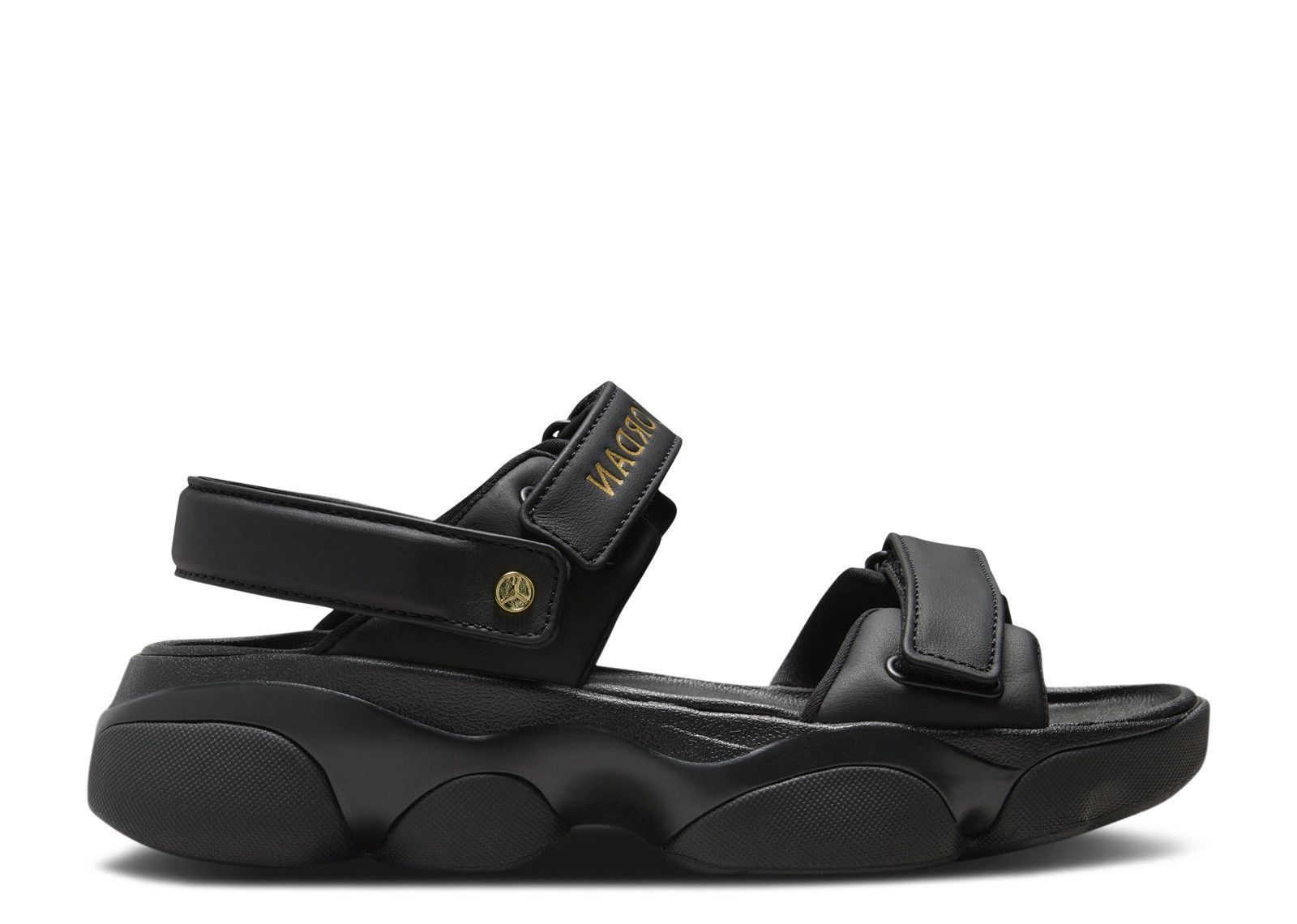 Wmns Jordan Deja Sandal 'Black Metallic Gold'