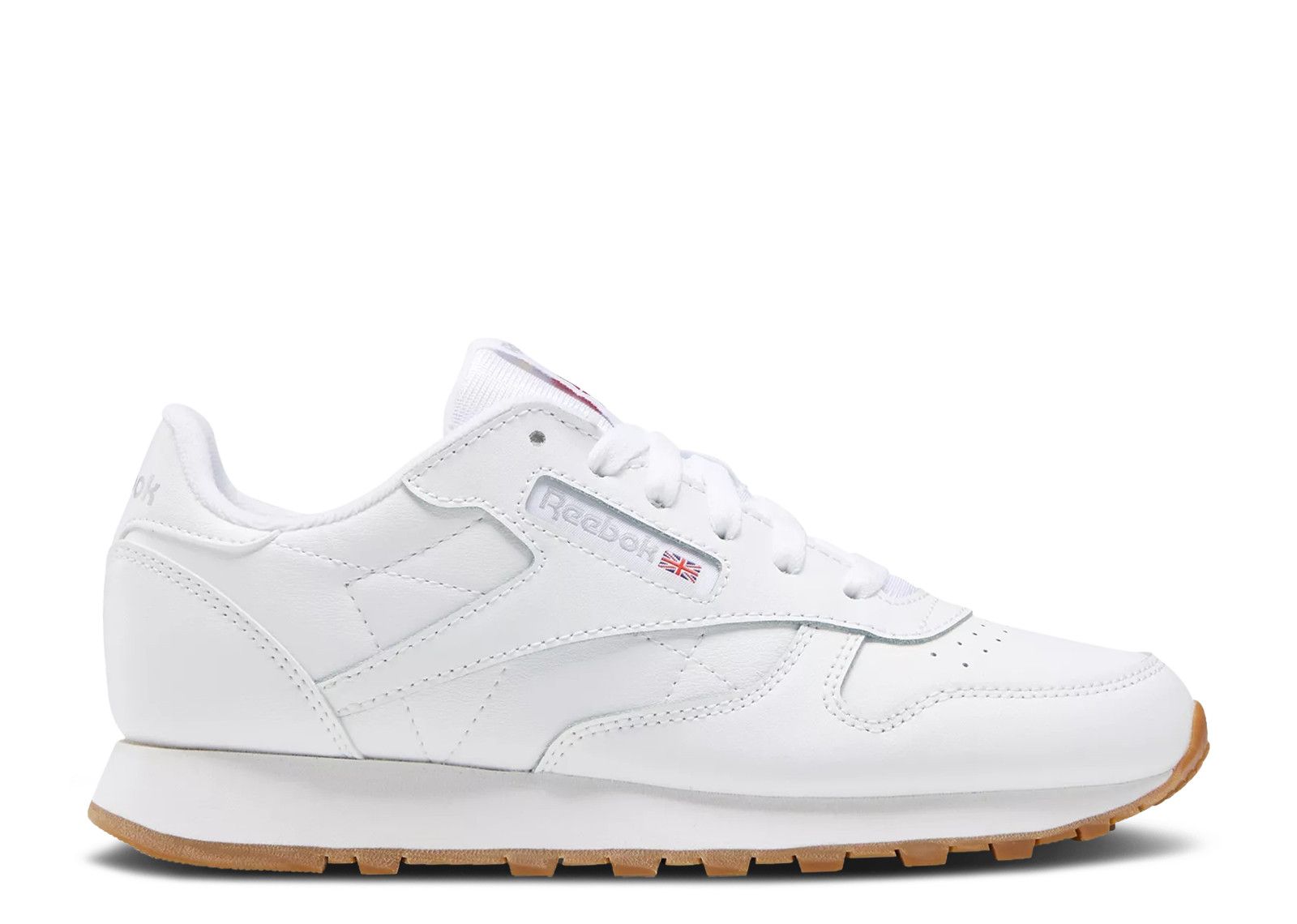 Classic Leather Big Kid 'White Gum'