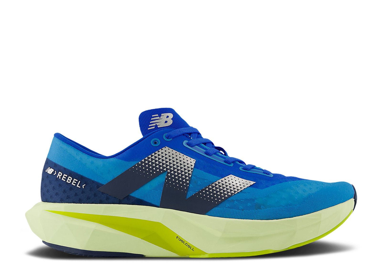 New Balance FuelCell Rebel V4 2E Wide 'Spice Blue Limelight