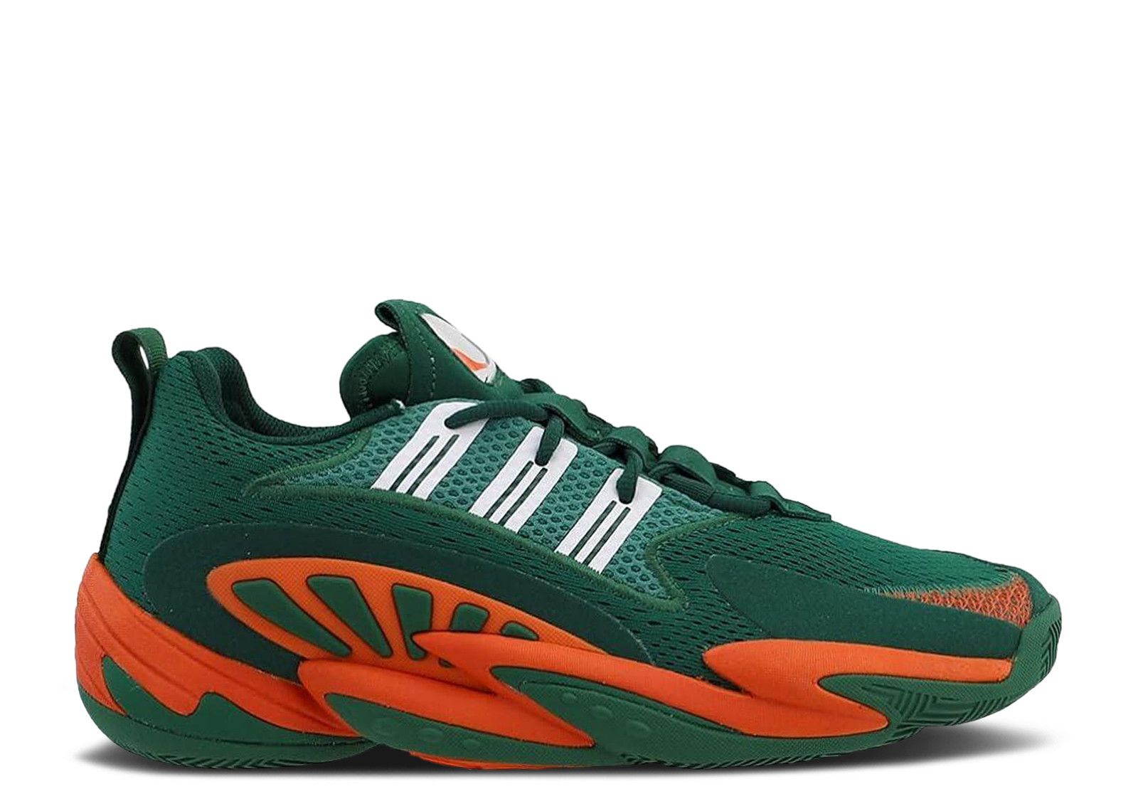 Crazy BYW 2.0 'Miami Hurricanes' PE - Adidas - FV7095 - dark green/clear  orange/footwear white | Flight Club