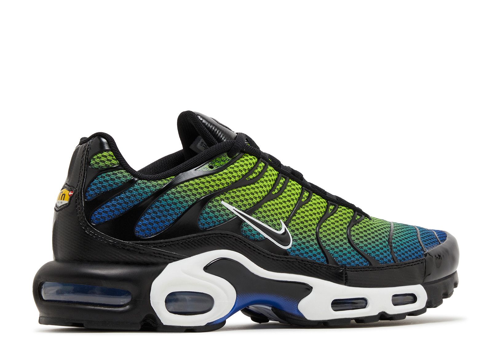 nike air max plus black and volt