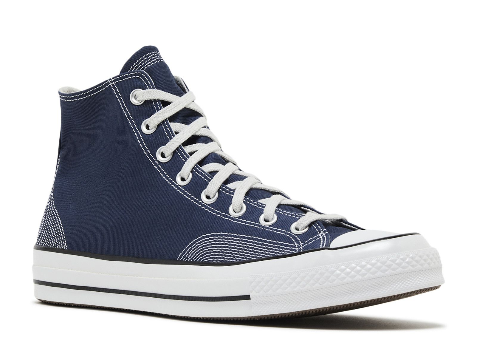 Chuck 70 High 'Multi Stitch Cotton Navy' - Converse - A07434C