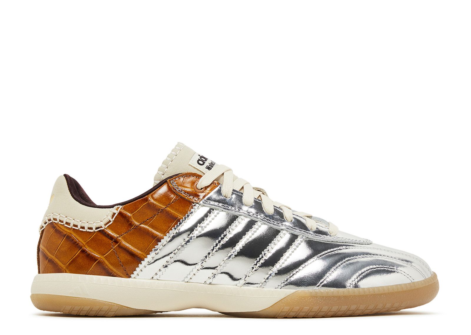 Adidas Wales Bonner x Samba Millennium 'Silver Metallic Easy Yellow'