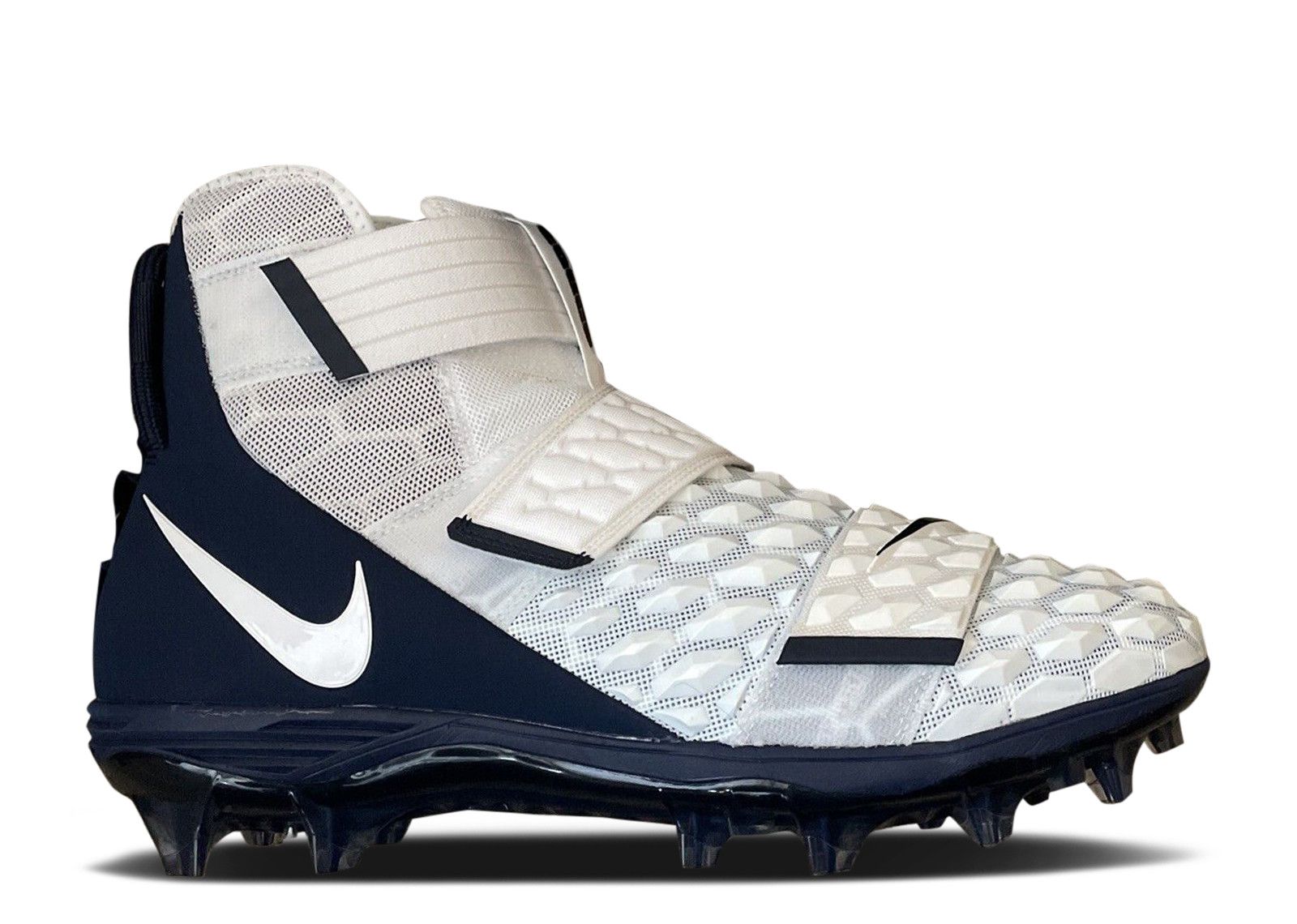Nike FORCE SAVAGE アメフトスパイク　カーキ　ハイカット28.5 Nike Force Savage Varsity 2 Black Yellow Football Cleats