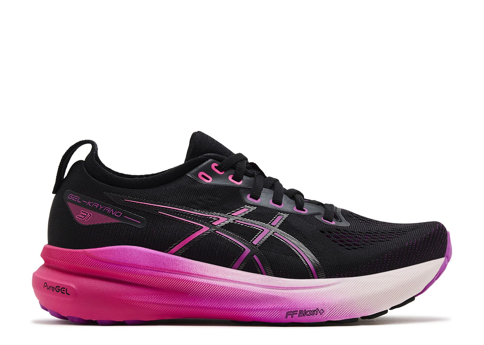 Wmns Gel Kayano 31 'Black Bold Magenta' - ASICS - 1012B670 003