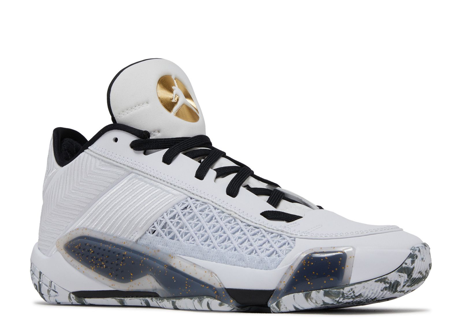 Jordan 38 Low ‘White Metallic Gold’