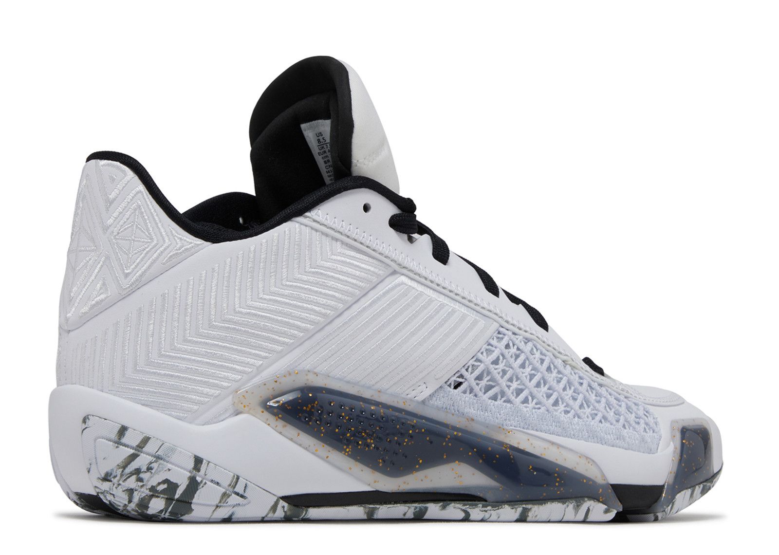 Jordan 38 Low ‘White Metallic Gold’