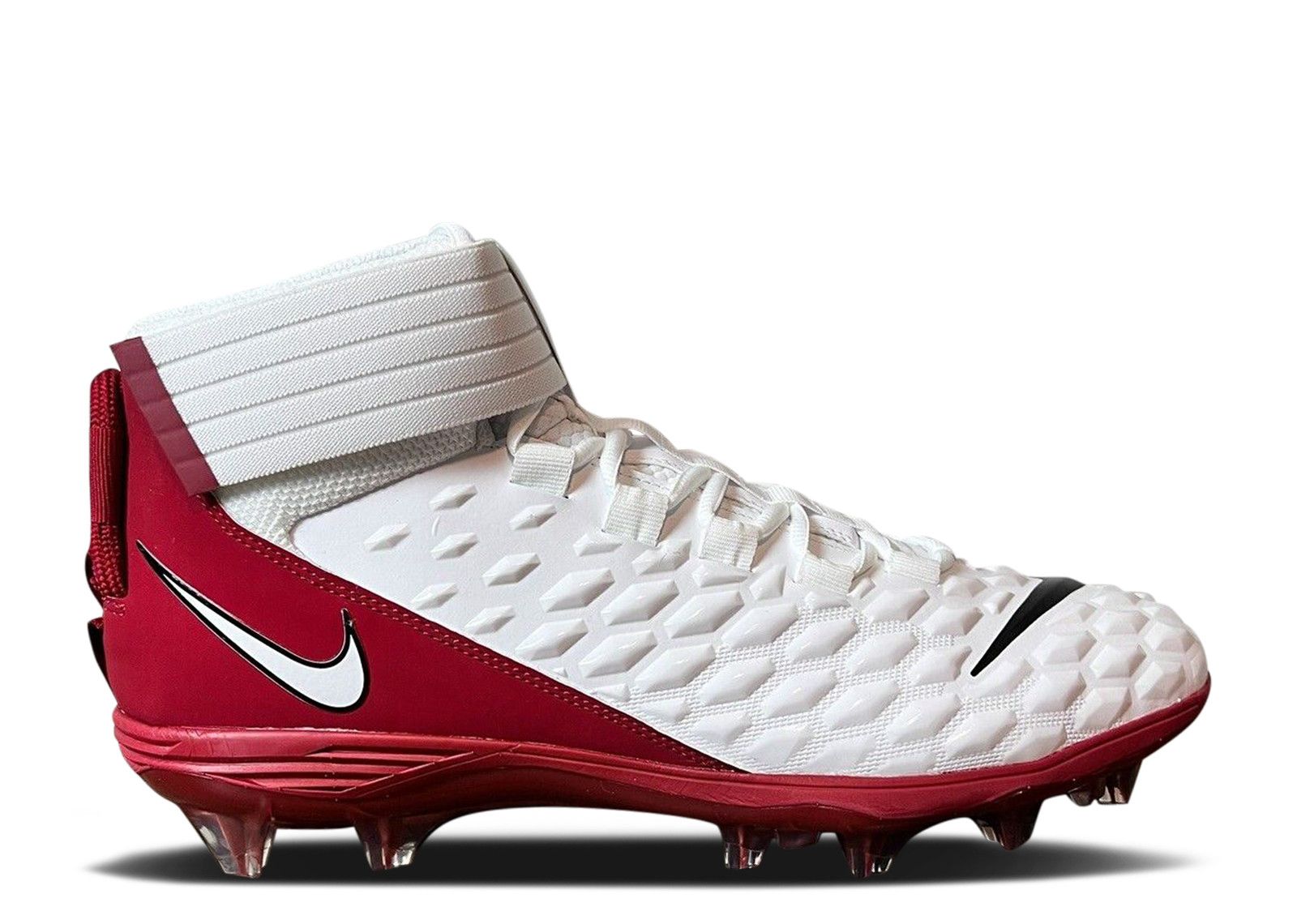 Nike Force Savage Turf  Mid Football Shoes Mens 14 White Orange Nike Vapor Speed 3 Football Cleat White/Orange | Hibbett main image 2