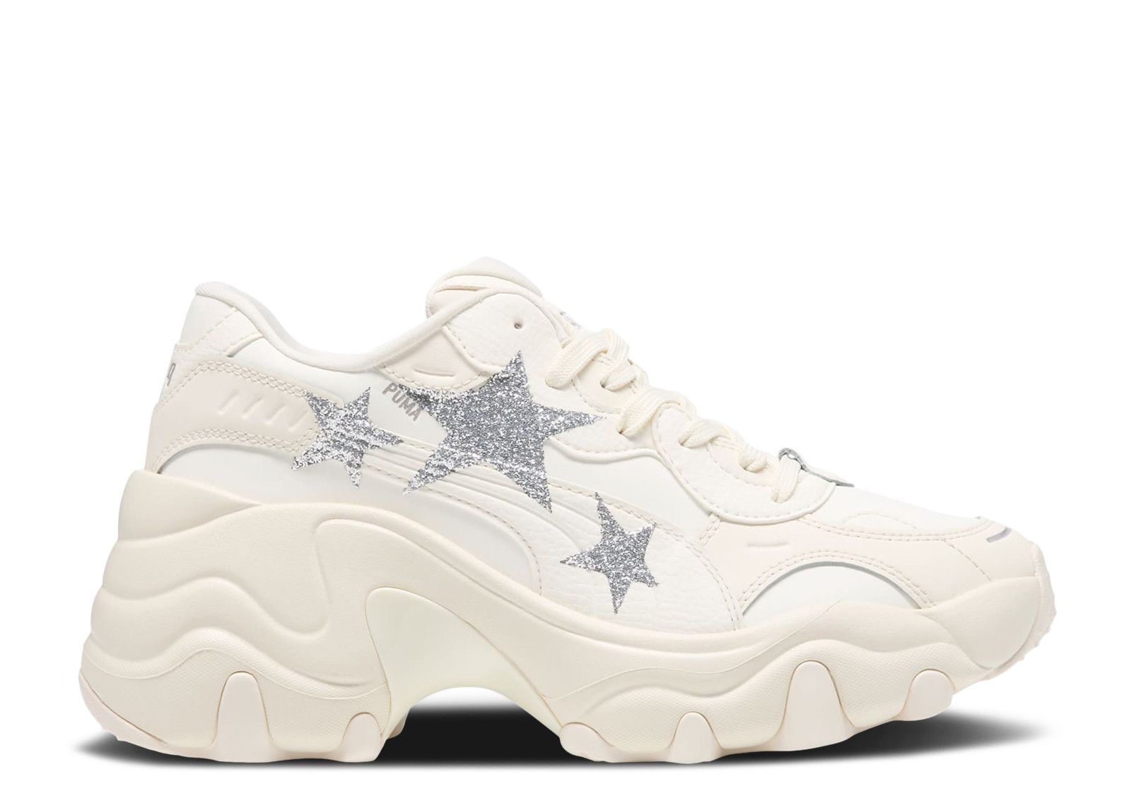 Wmns Pulsar Wedge Star 'Frosted Ivory Silver'