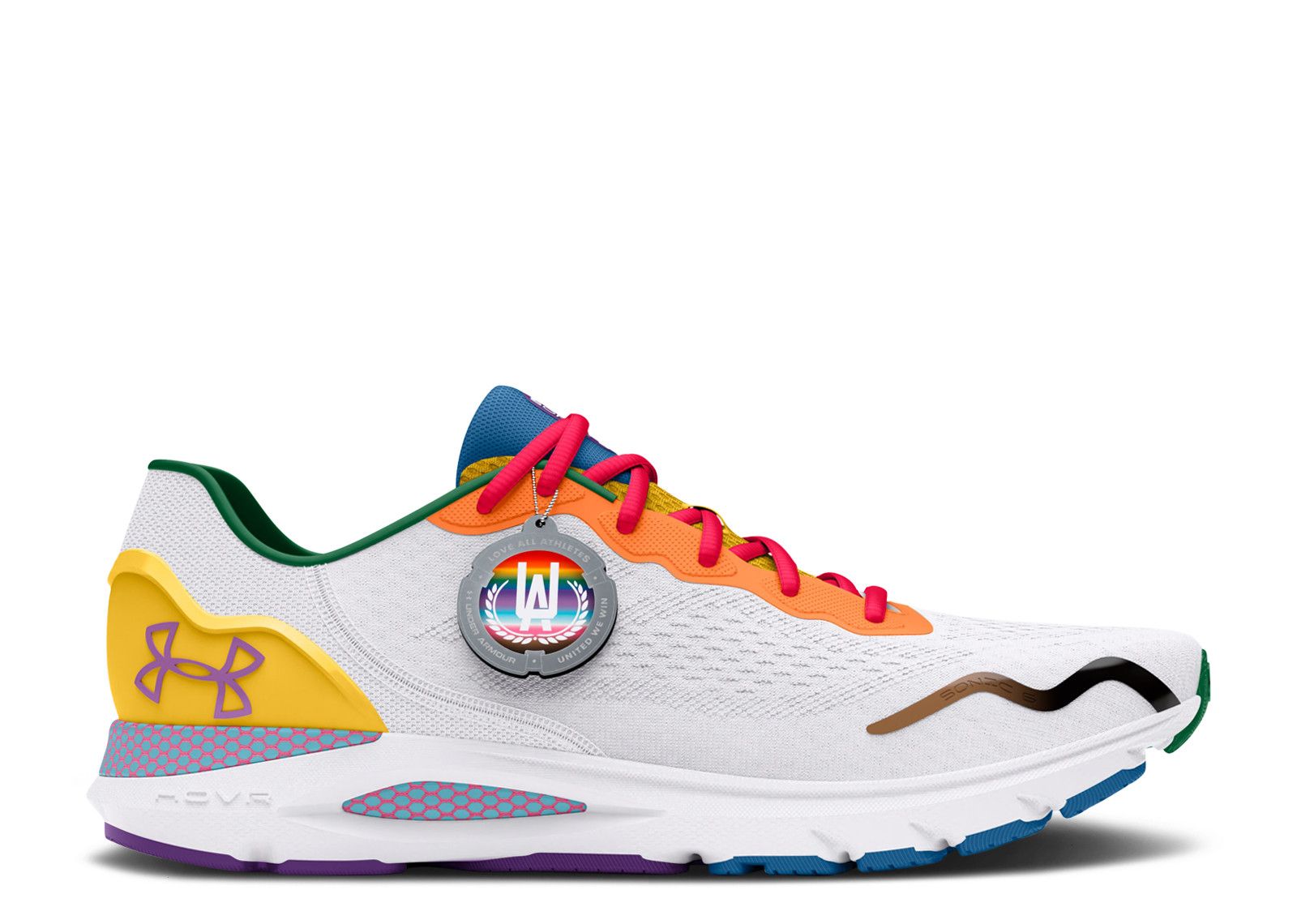 HOVR Sonic 6 Pride Under Armour 3027840 100 white taxi provence purple Flight Club