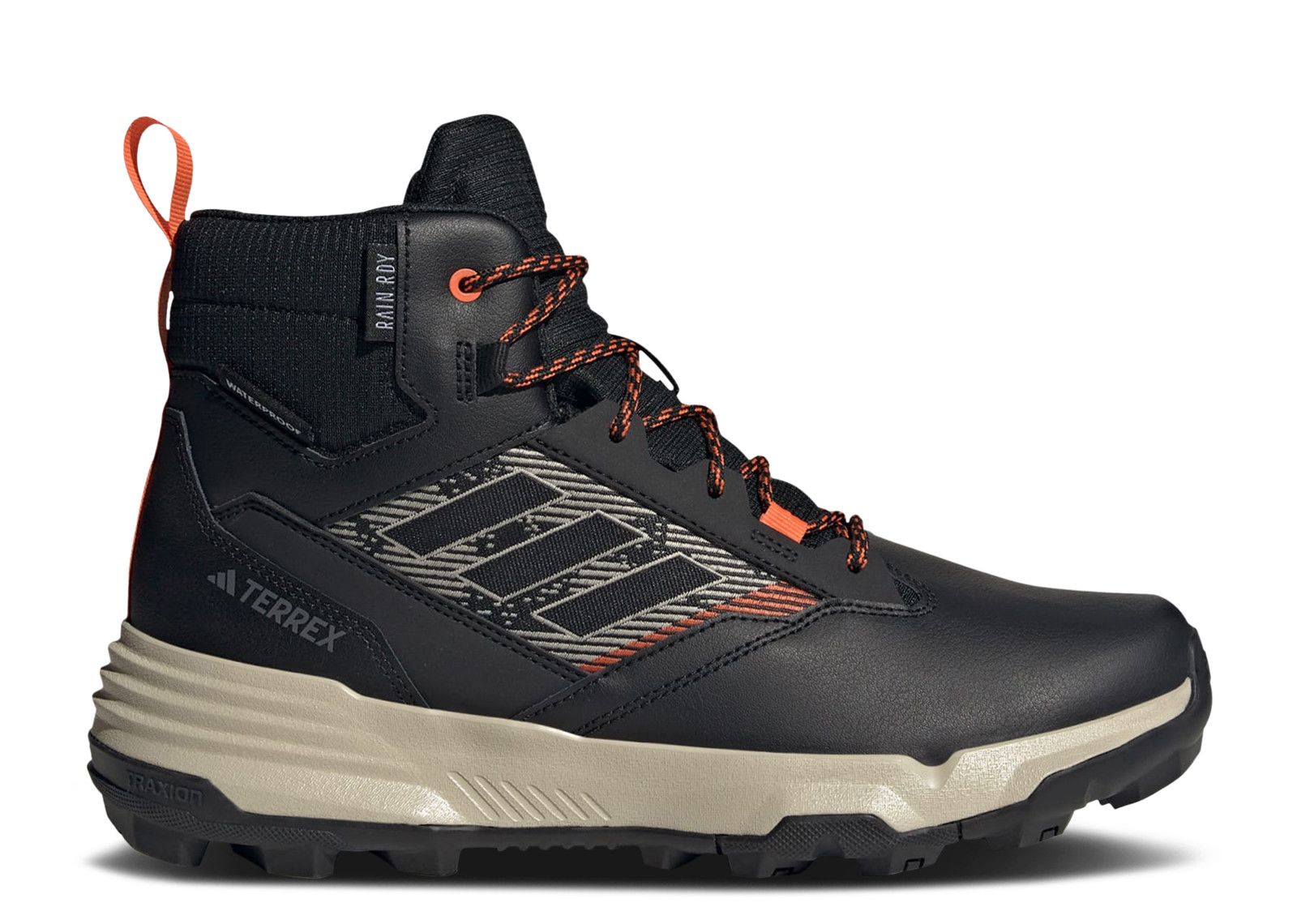 Terrex Unity Leather Mid RAIN. RDY Hiking Shoes adidas Outdoor Unity Leather Mid COLD.RDY SKU: 9779298 - YouTube main image 4