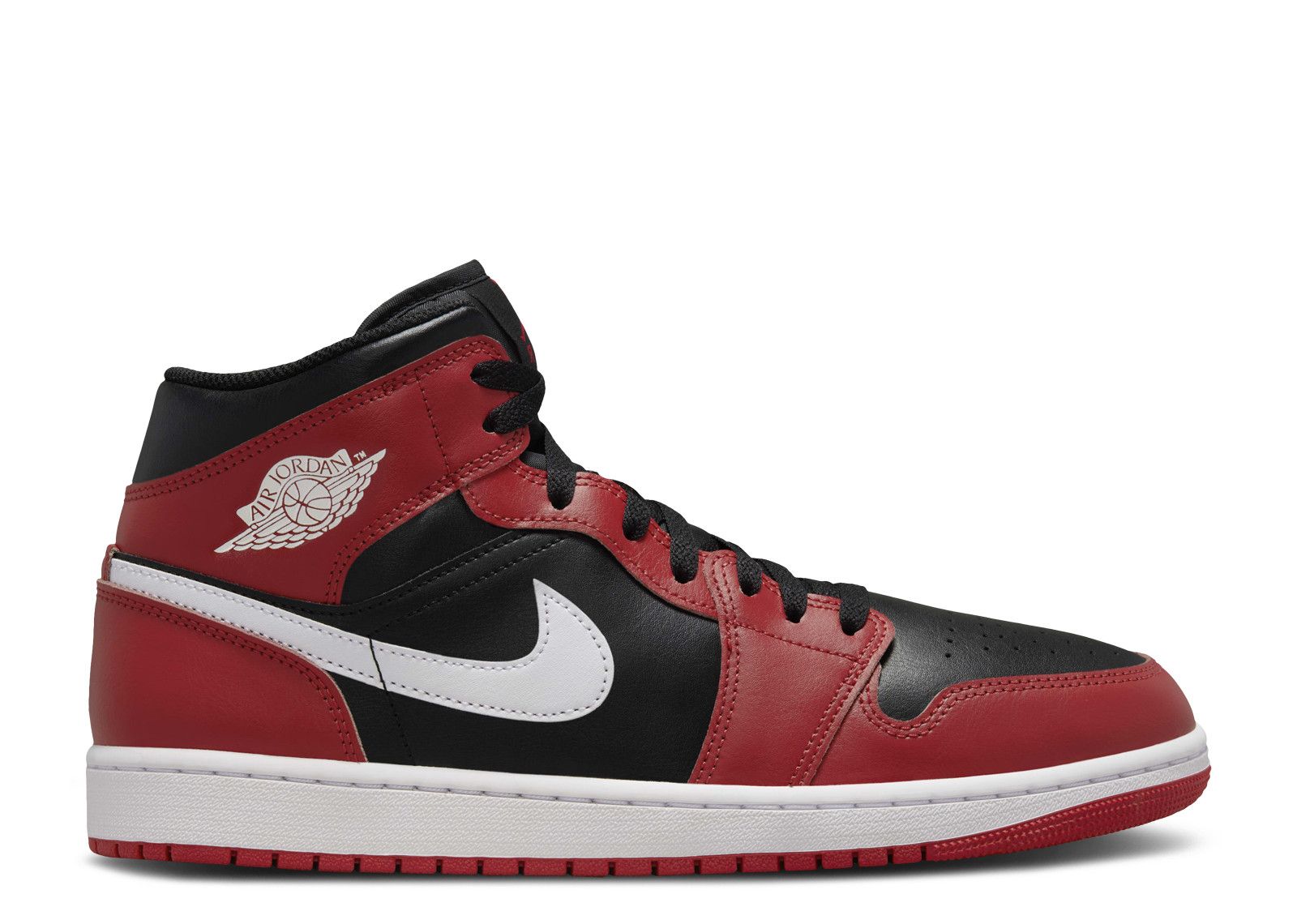 Jordan 1 deals Mid Gym Red Black GS 7y