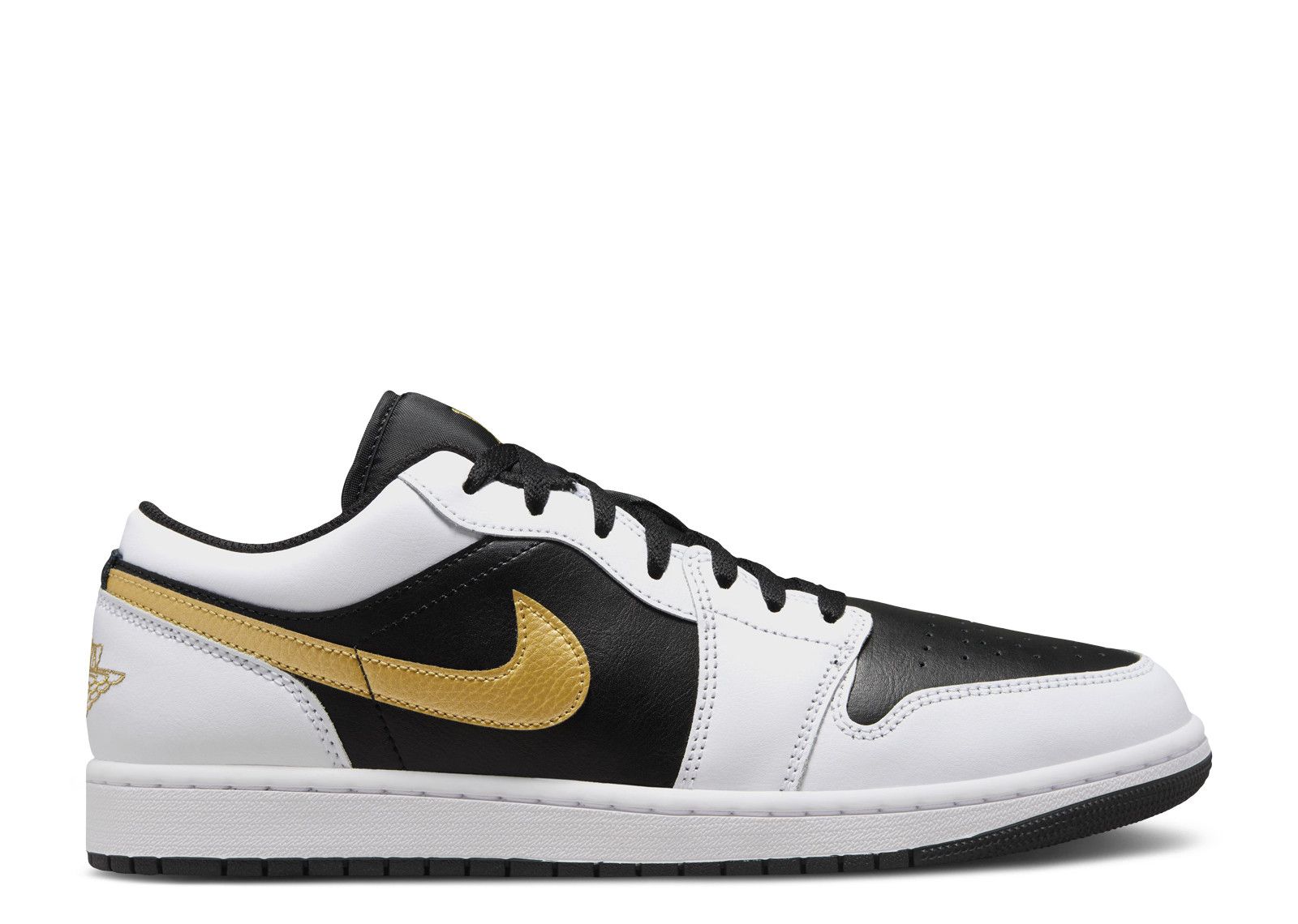 Jordan 1 Low 'Gold Swoosh'