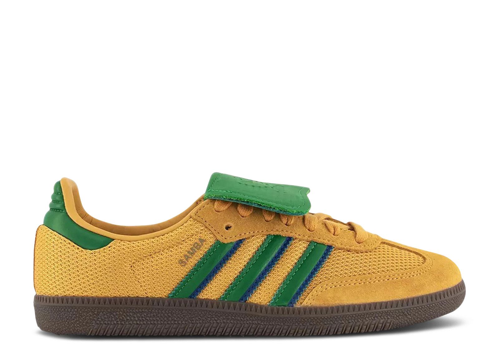 Adidas samba green and gold on sale