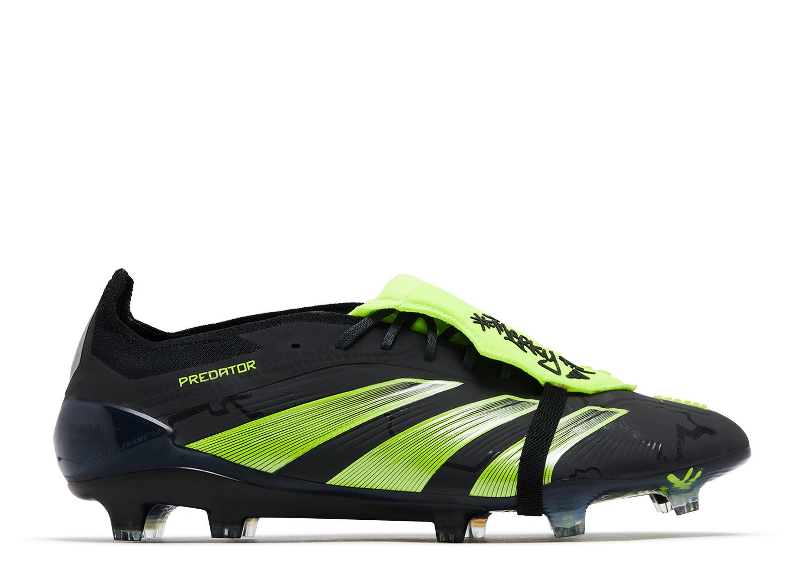 MerkyFC X Predator Elite Foldover Tongue FG 'Black Lucid