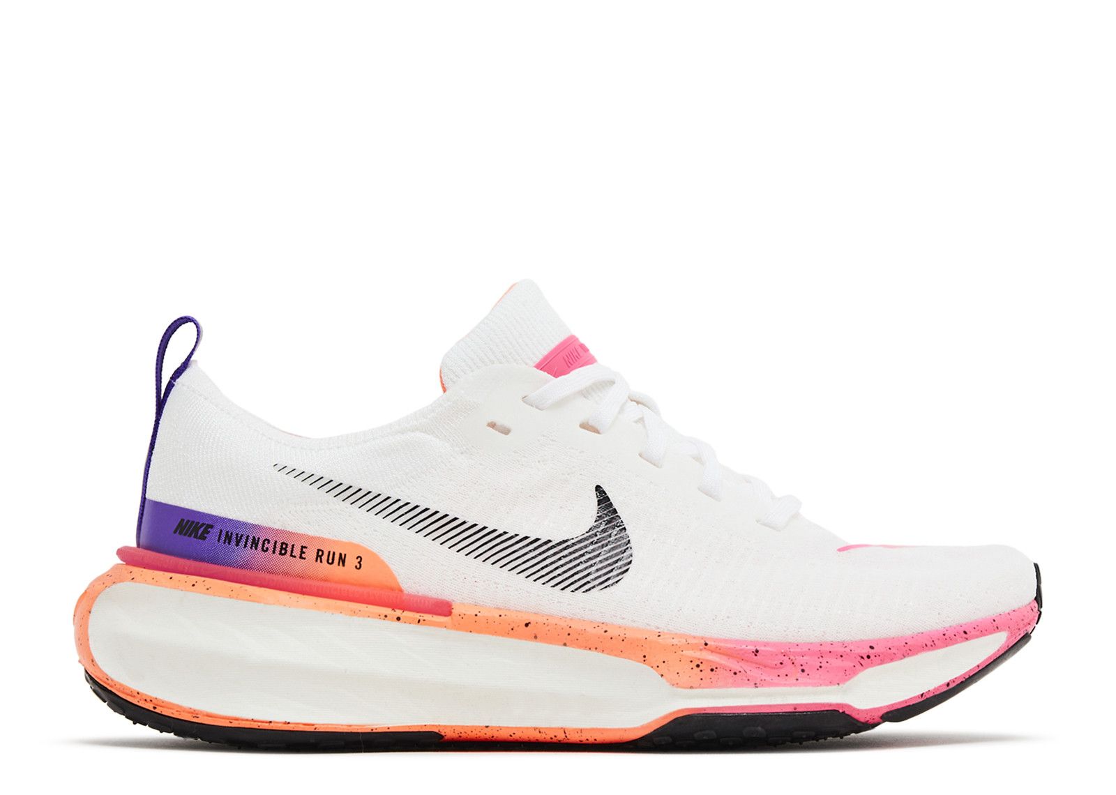 Wmns ZoomX Invincible Run Flyknit 3 'White Mango Pink' - Nike