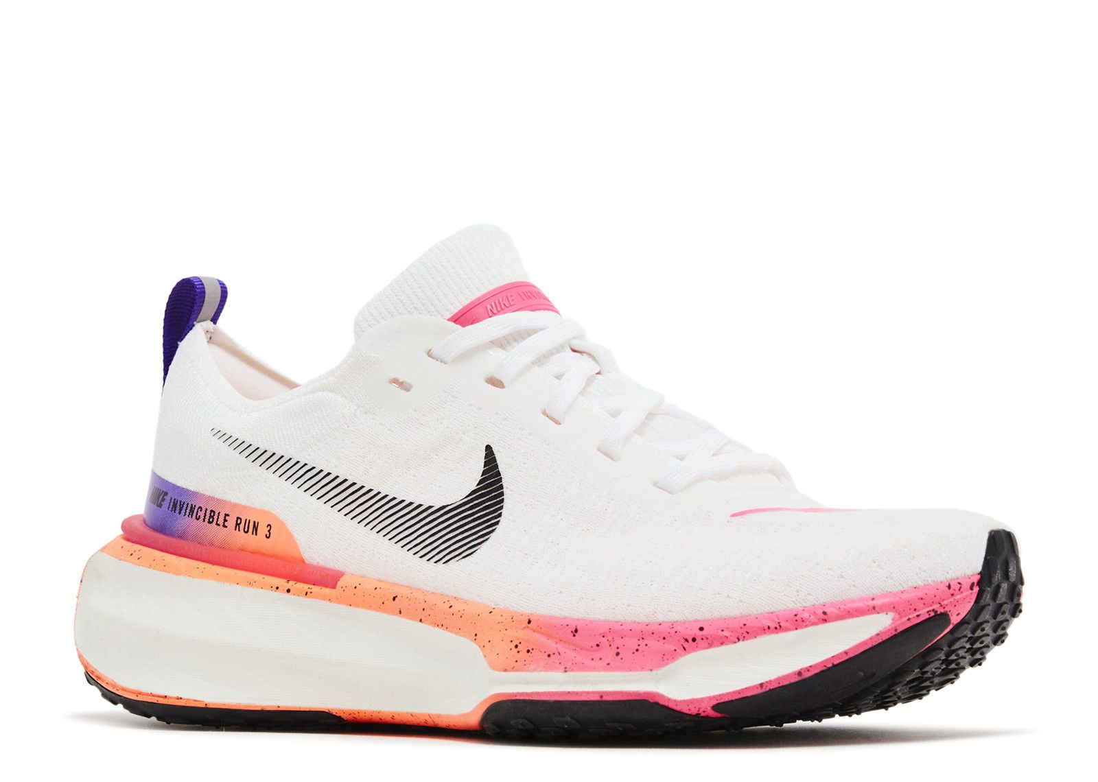 Wmns ZoomX Invincible Run Flyknit 3 'White Mango Pink' - Nike