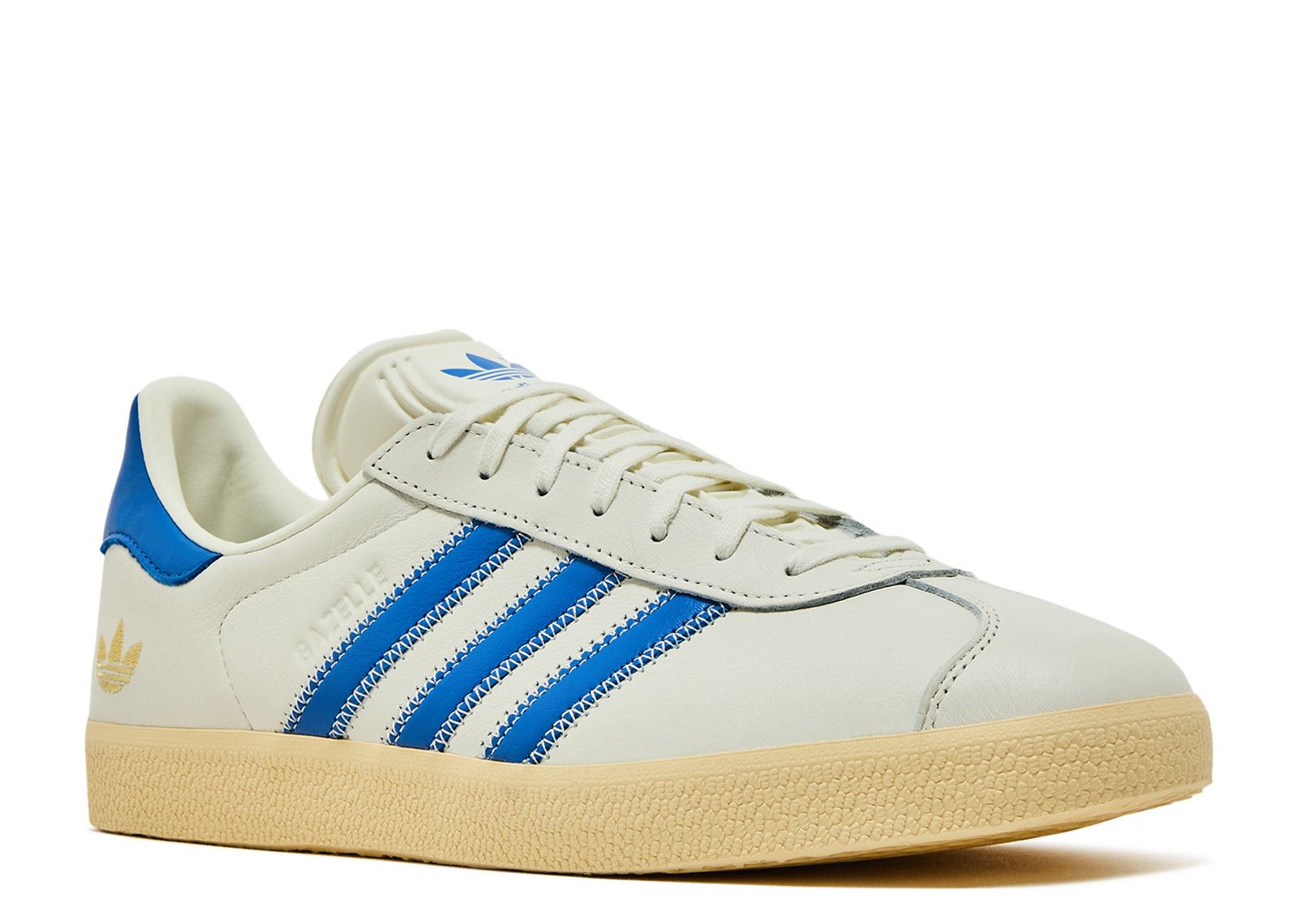 Gazelle 'Ivory Bluebird' Shoe Palace Exclusive - Adidas - IF4599 -  ivory/bluebird/gold metallic | Flight Club Japan