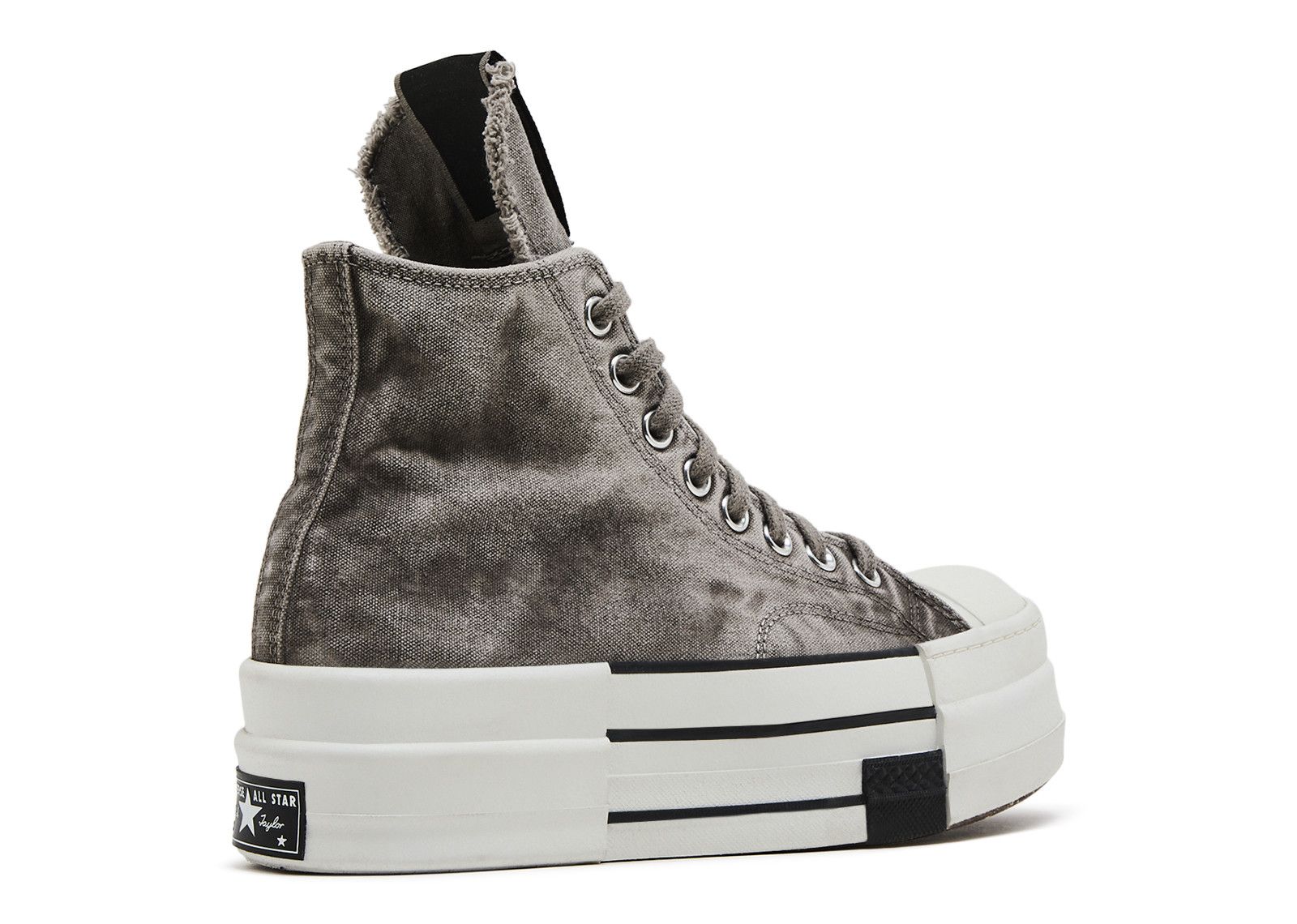 Rick Owens X DRKSHDW DBL DRKSTAR Chuck 70 High 'Washed