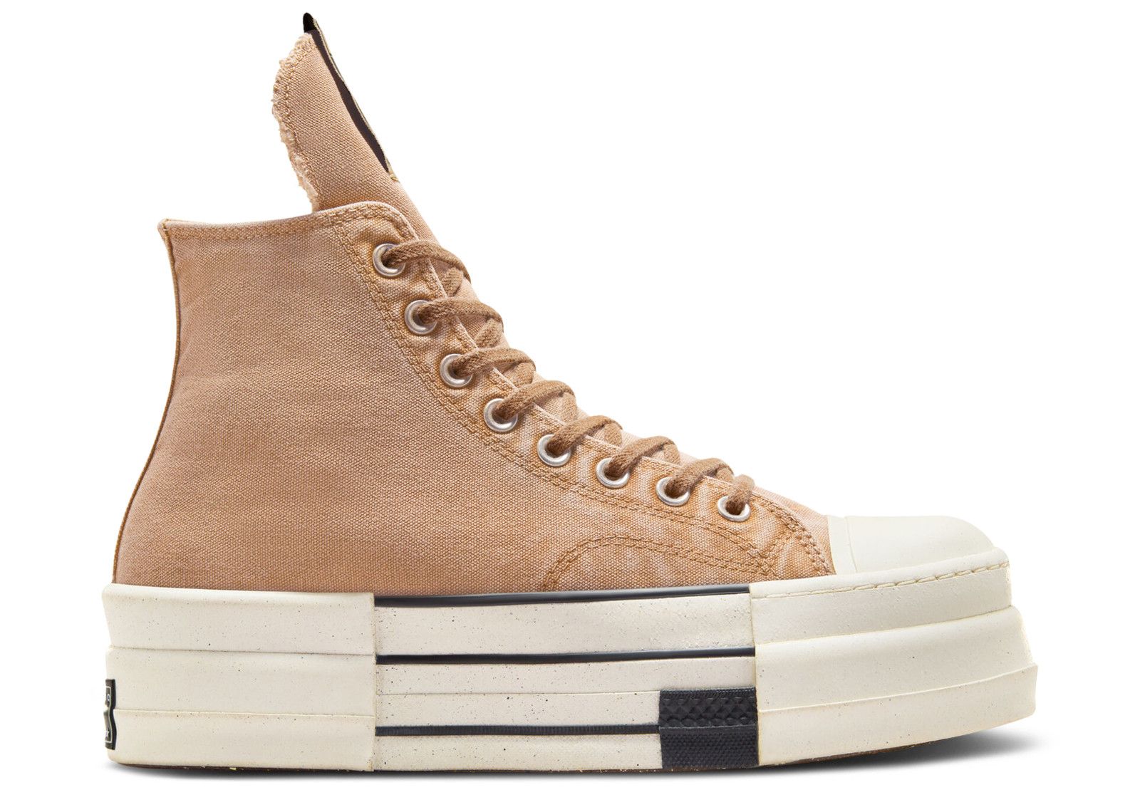 Rick Owens X DRKSHDW DBL DRKSTAR Chuck 70 High 