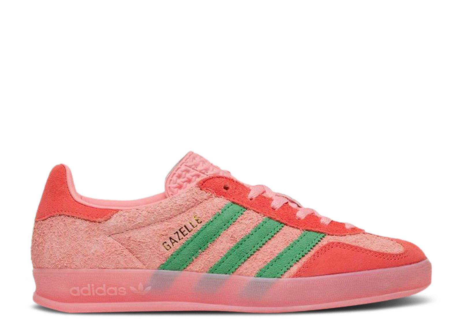 【Adidas】◆Gazelle Indoor Semi Pink Spark◆IG6782◆ Wmns Gazelle Indoor 'Pink Spark Preloved Green' - Adidas