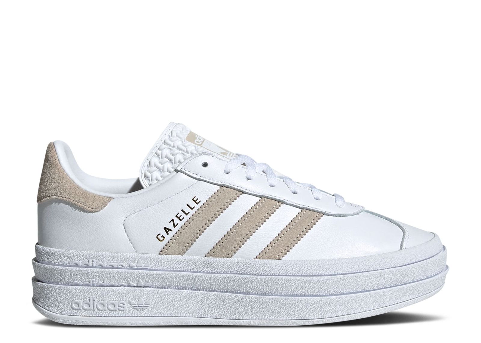 adidas gazelle silver green womens adidas Gazelle Bold Grey Magic Beige Gum (W) main image 0