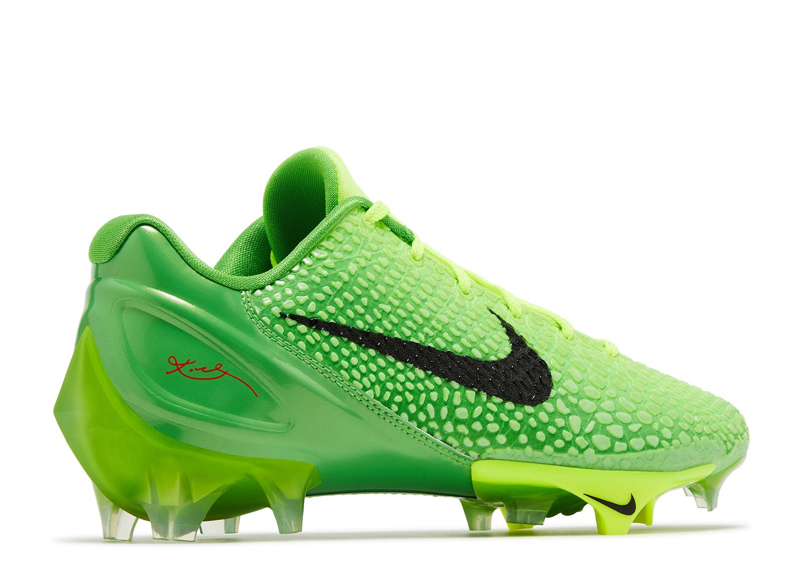 NIKE x Kobe Bryant ☆ Kobe 6 ‘Grinch’ Vapor Edge Cleats Nike Vapor Edge Kobe 6 SE Grinch Men's - FQ7645-300 - US