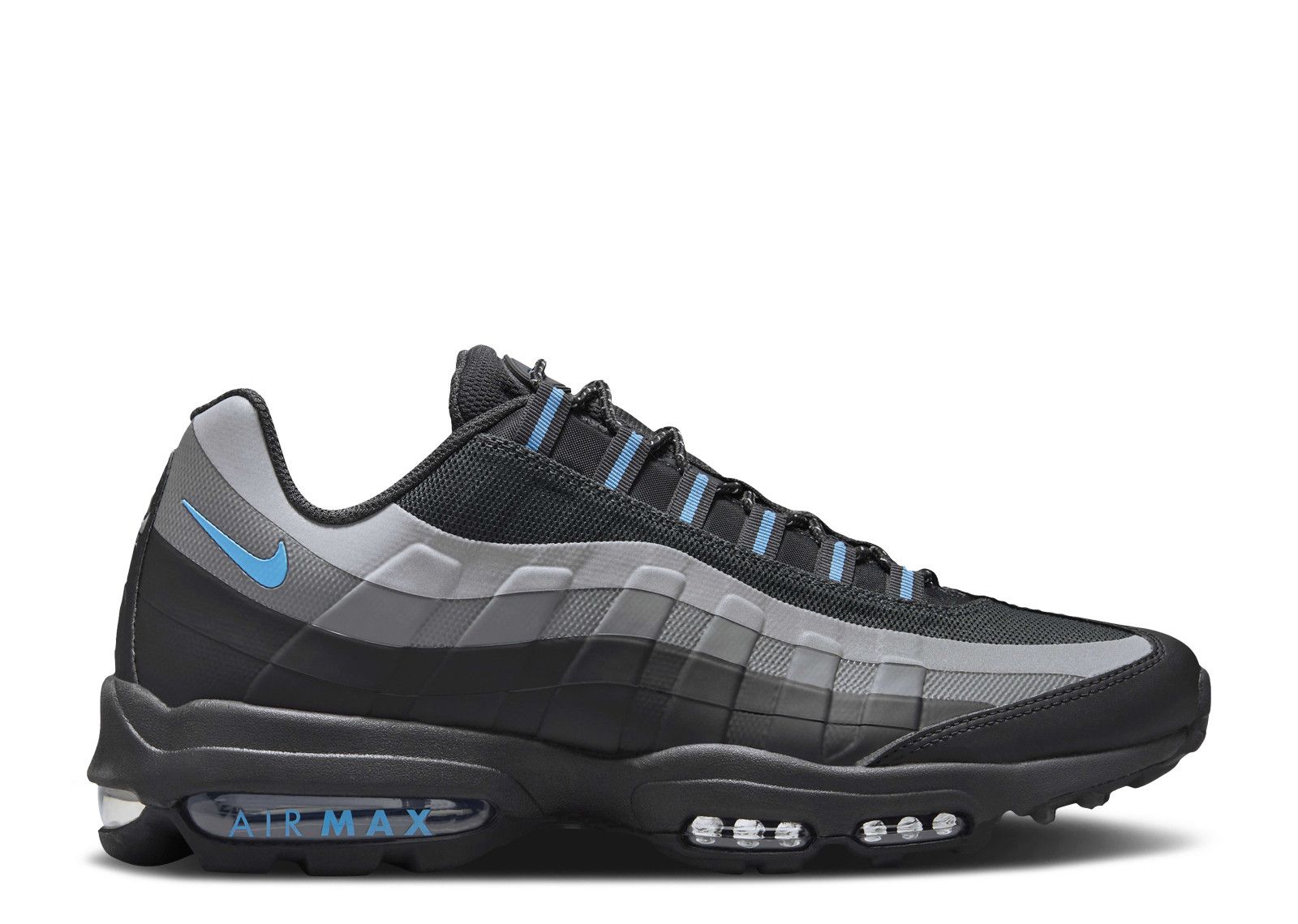 Air Max 95 Ultra Black University Blue Nike HM9608 001 black neutral grey university blue Flight Club Japan