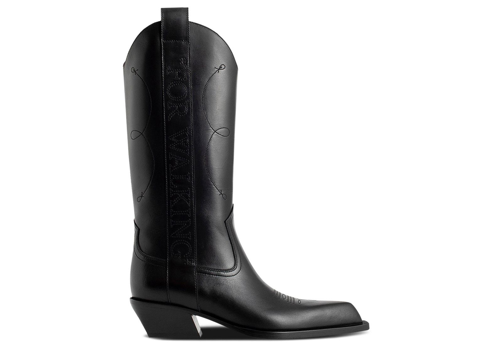 ブーツその他 Off-White 'For Walking' boots (OWIE041F23LEA0011010 1010) Off White Wmns Texan Boot 'For Walking Black' - Off White