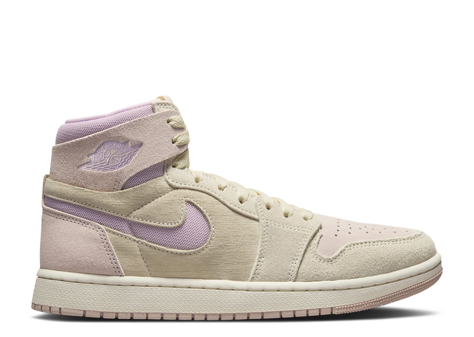 Wmns Air Jordan 1 High Zoom Comfort 2 'Muslin Plum Chalk' - Air Jordan ...