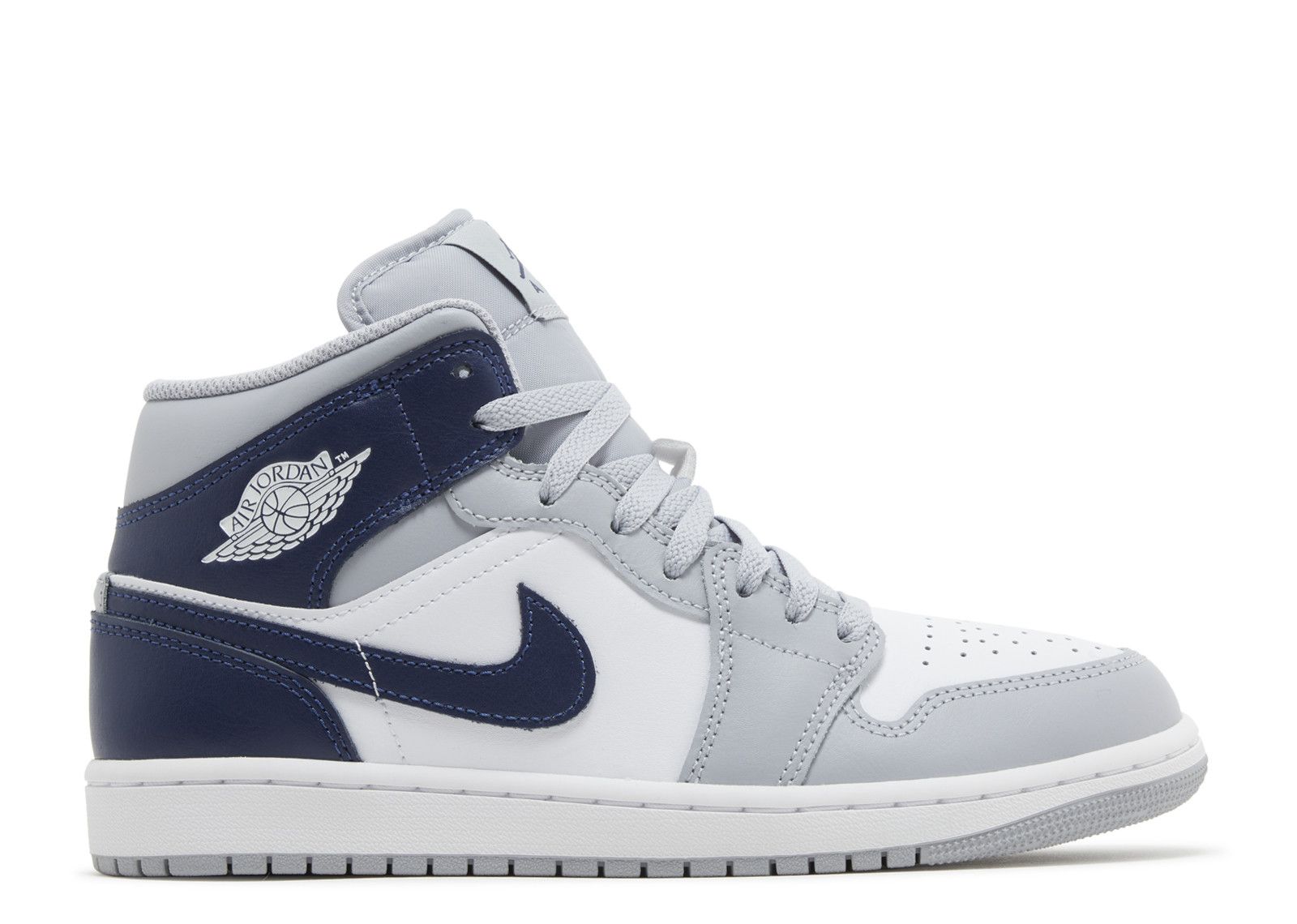 Jordan 1 Mid 'Wolf Grey Midnight Navy'