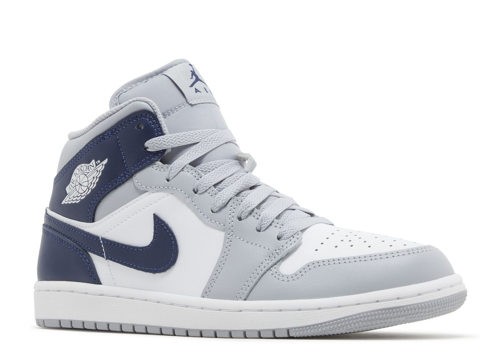 Jordan 1 Mid ‘Wolf Grey Midnight Navy’