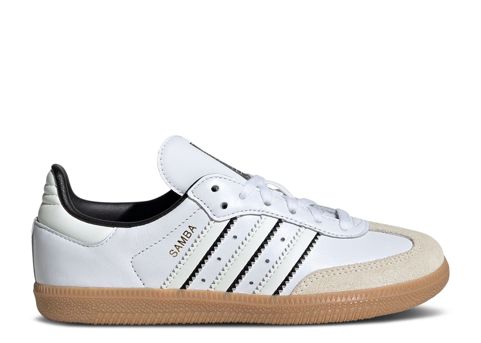 Samba OG C 'Double White Black Gum' - Adidas - IH5649 - cloud white/off ...