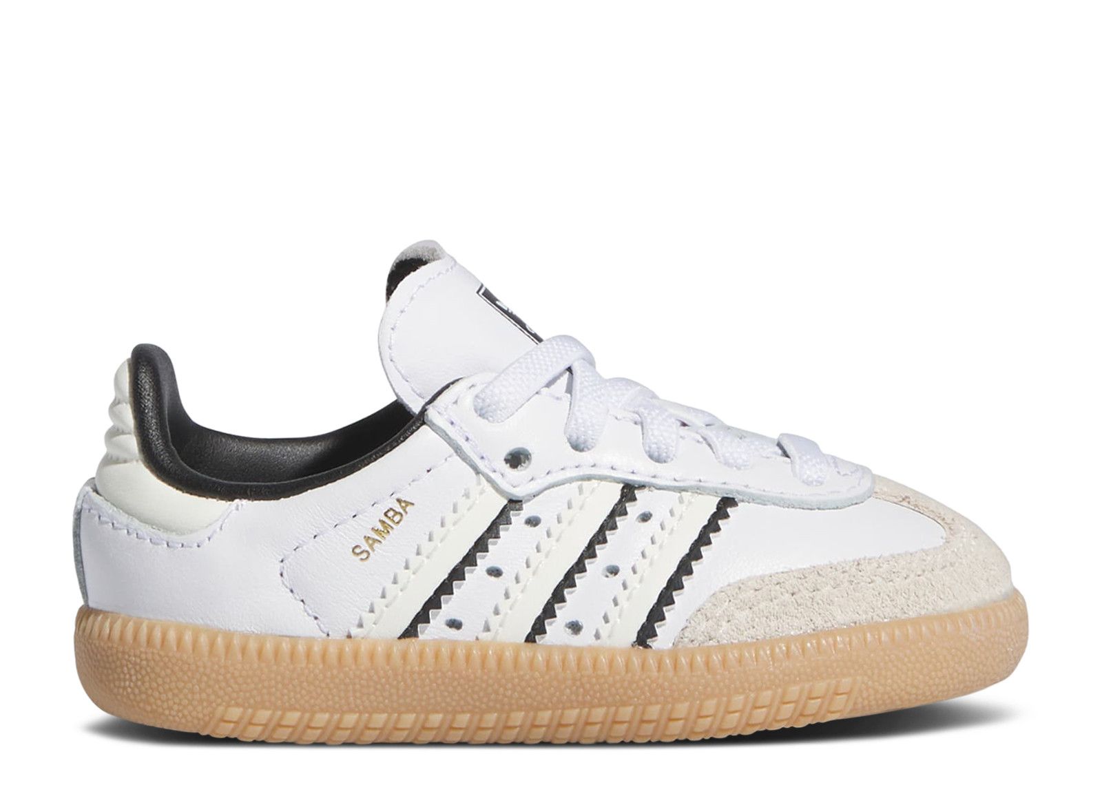 Samba OG EL I 'Double White Black Gum' - Adidas - IH5643 - cloud white/off  white/core black | Flight Club
