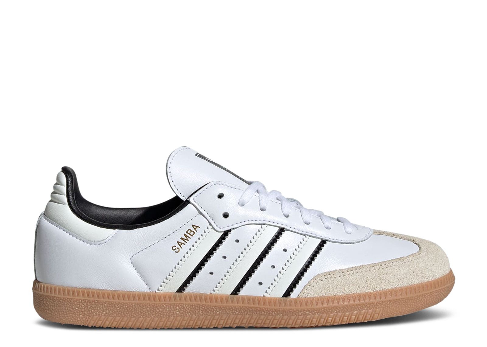 Samba Og J 'double White Black Gum' - Adidas - Ih5585 - Cloud White Off 